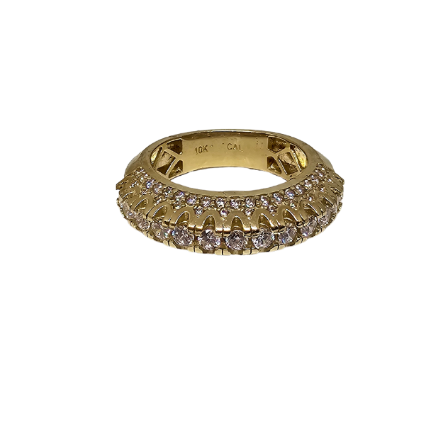 10K Gold Hip Hop Ring New cali-114