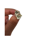 10k Double Heart Ring