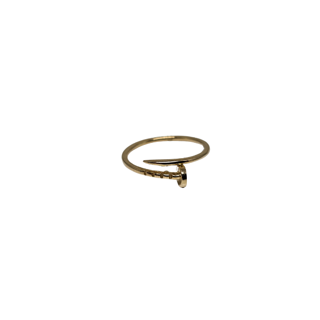 10k Gold Nail  Ring