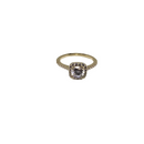 10k halo zirconia ring
