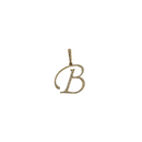 14k Letter B Pendant  0.50ct Diamonds si NEW