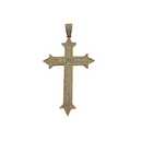 10k Gold Cross Pendant NEW