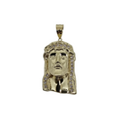 10K yellow Gold Jesus Face Pendant New DREY-003