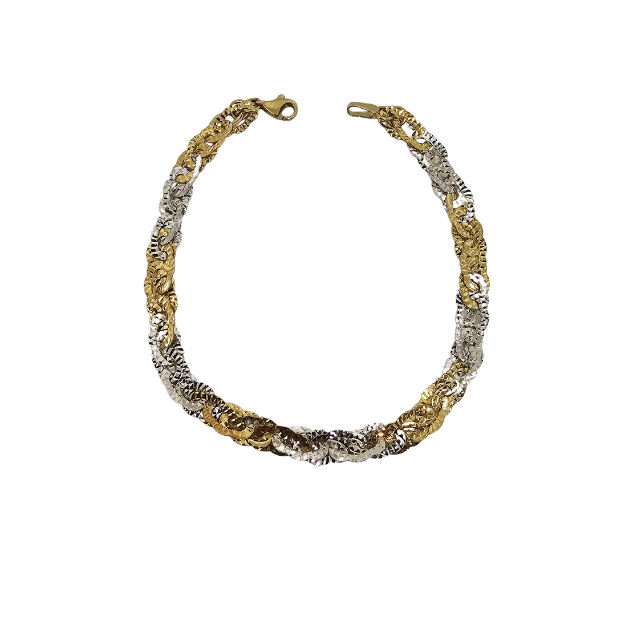 4.5mm Miami Cuban Link Bracelet or jaune 10K Box-002