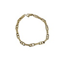 10k 5mm Bullet bracelet Greek design