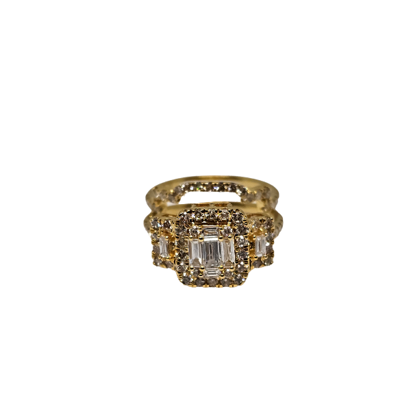 10k engagement ring 1.65ct  diamonds