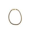 Bracelet franco coupe de diamand 2 ton