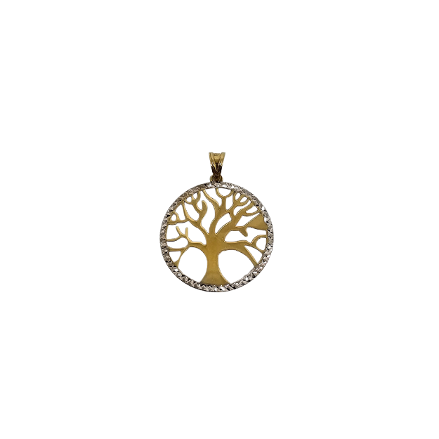 10k Gold pendant Tree of Life New