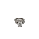 Eternal Duo: 5.03CT Lab Diamond Engagement Rings in 14K white Gold SR-43006