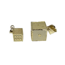 Pendentif en or 10k Dice
