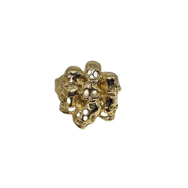 10k Gold Skull Ring