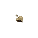 Bold 10k Gold Heart Pendant –  Statement of Love