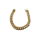 Maillon cubain Miami en or jaune 10 k SIMBA-11