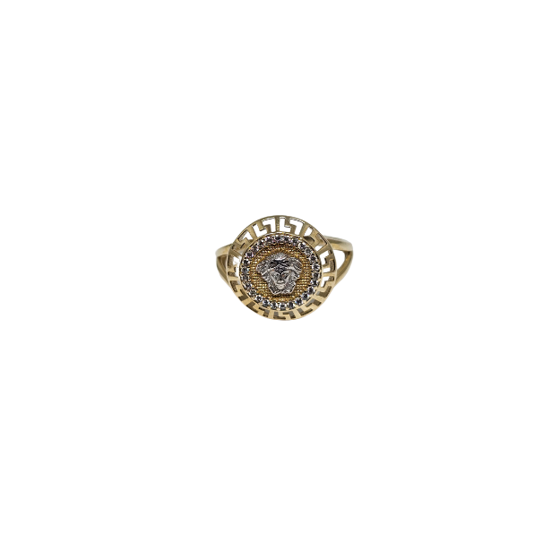 10k Gold Medusa Ring
