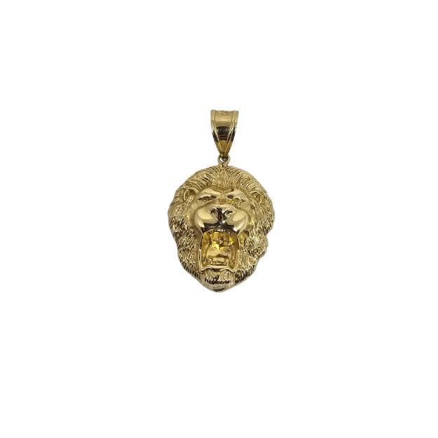 10k Gold Lion Pendant