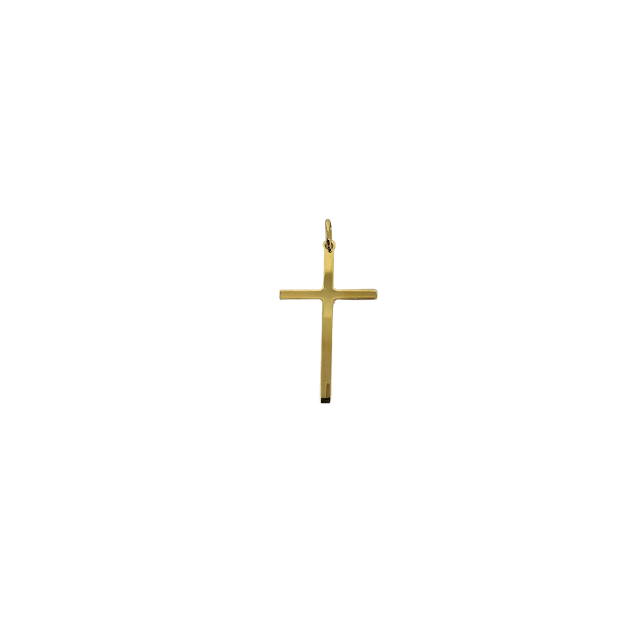 10k Gold  Cross Pendant Milano
