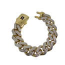 20mm 10k Monaco Diamond cut JUMBO