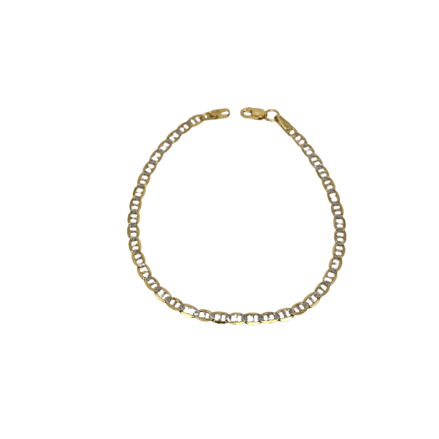 3mm  Bracelet marined 10K Yellow Gold MBS-1077