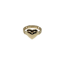 Love Lasting : 10K Yellow Gold Heart Ring for Women