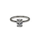 14K OVAL 1.00CT VS DIAMOND ENGAGEMENT RING