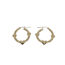 Huggies:10K Yellow Gold Heart  Earrings