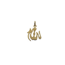 10K Yellow Gold Allah Pendant DREY-018