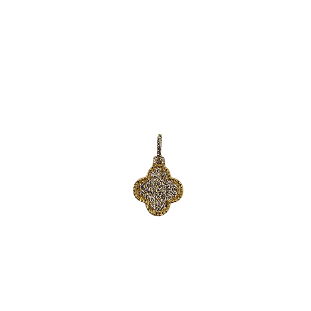 10k Hamsa 1.34ct Diamants NOUVEAU