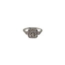 Brilliant 10K White Gold Diamond Ring with 0.70ct Natural Diamonds