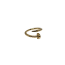 10k Gold Nail  Ring