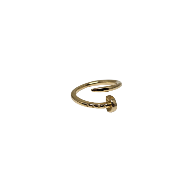 10k Gold Nail  Ring