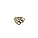 Endless Love: 10K Yellow Gold Heart & Infinity Ring