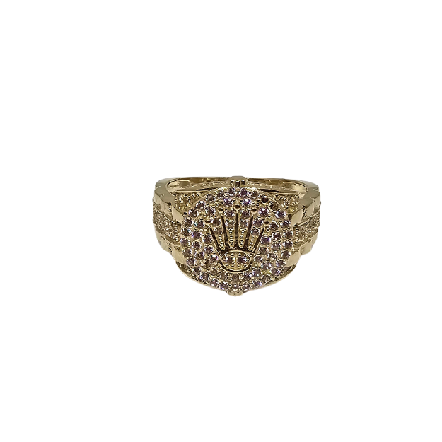 10K Gold Crown  Ring New CAL-008