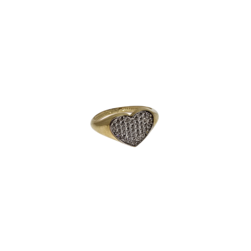 10k Gold Alice heart  Ring