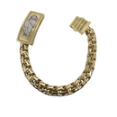 10k 10mm Gold Bracelet New