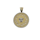 Pendentif Méduse 10k