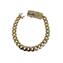 10k 9mm Gold Bracelet New