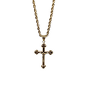 Torsade laser cut en or 10kt + Mary Jay en or 10 karat LA506