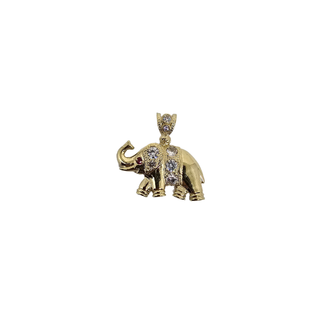 10k Gold Elephant New CAL-59