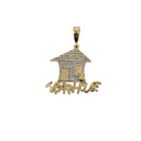 10k Trap House 0.40ct of Diamonds