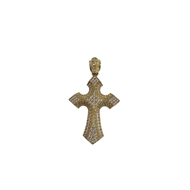 10k Gold Cross Pendant NEW