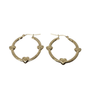 Huggies:10K Yellow Gold Heart  Earrings