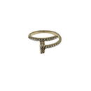 Twist Luxe – 10K Yellow Gold Statement Ring