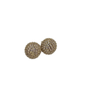 10k Studs Square Earrings Zirconia Stones New