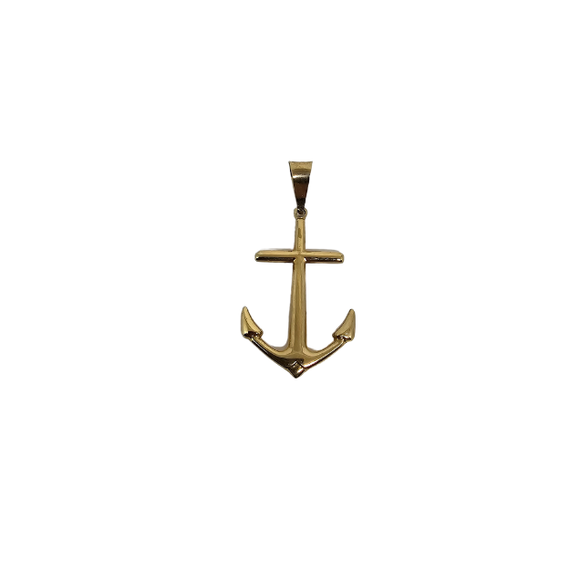 10k Gold pendant Anchor New