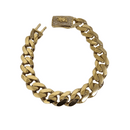 Bracelet en or jaune de Monaco 10k 11mm