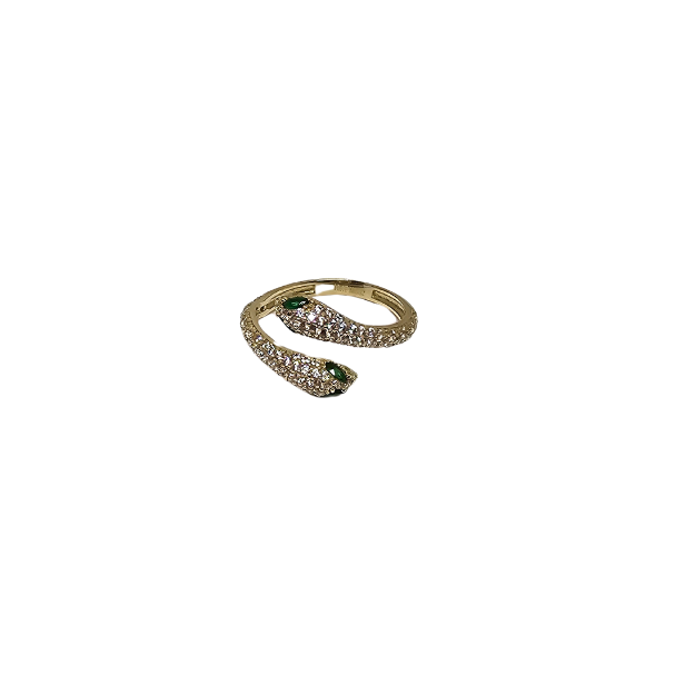 10k Gold Snake Women Ring New