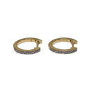 10k huggys 0.10ct Diamants