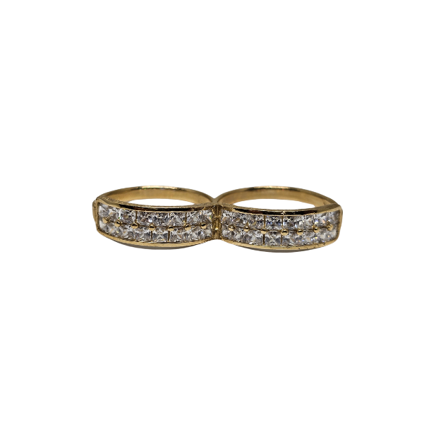 10k Gold Twin  Ring