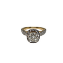 14k 3.08ct Cushion Shape VS Diamonds Ring
