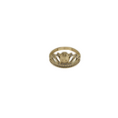 Golden Tiara: 10K Yellow Gold Tiara Ring for Women